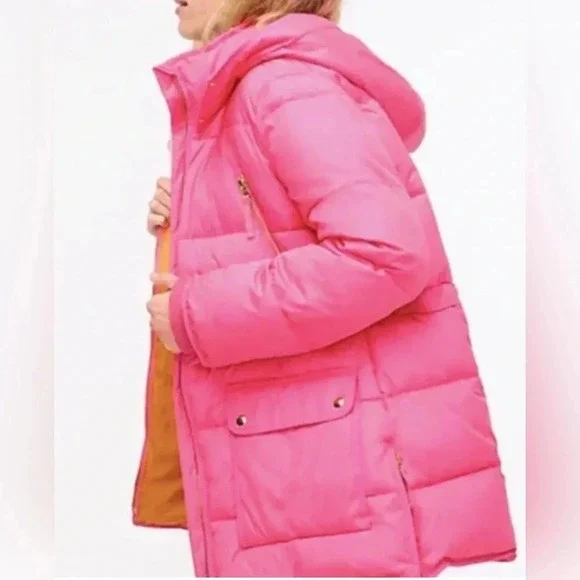 J.Crew Signature Parka in Neon Pink - Picture 2 of 11